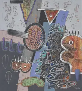 Verma, Santosh Kumar (Artist). Untitled, n.d. | Painting