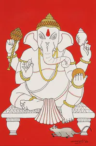 Shaw, Lalu Prasad (Artist). Ganesha, n.d. | Painting