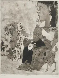 Goud, K. Laxma (Artist). Untitled, 1993 | Graphic Art