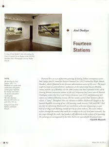 Dodiya, Atul (Essayist). Fourteen Stations. In <i>Marg - 100 Years of Bombay Cinema.</i> 64(4), pp. 92-101. Mumbai: The Marg Foundation, June 2013 | Essay | CinemaEducation | 00668893