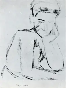 Claessen, George (Artist). Male Figure, n.d. | Drawing