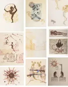 Sikander, Shahzia (Artist). Nine Works, 2001 | Graphic Art