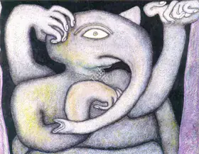 Chowdhury, Jogen (Artist). Vinayak, 1996 | Painting