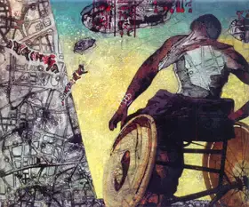 Dutta, Chhatrapati (Artist). The Urban Predicament, n.d. | Painting
