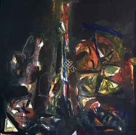 Raza, S.H. (Artist). La Source, 1972 | Painting