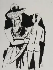 Husain, M.F. (Artist). Untitled, n.d. | Painting