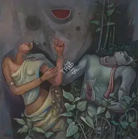 Choudhury, Bijon (Artist). Untitled, 1997 | Painting