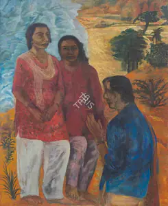 Malani, Nalini (Artist). First Romance, 1981 | Painting