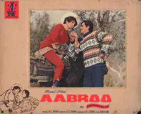 Rawal, B.L. (Producer), Aabroo, 1968 | Photographic Still Mounted on Lobby Card