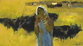 Das, Arup (Artist). Untitled, n.d. | Painting