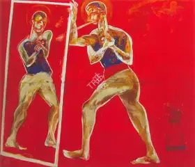 Konar, Tapas (Artist). A Man, An Outsider, 2003 | Painting