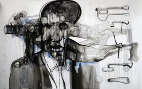 Gupta, Probir (Artist). De La Teste Des Playes, 2006 | Painting