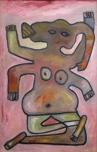 Chowdhury, Jogen (Artist). Ganesha, 1994 | Painting
