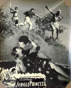 Zamindar, A.R. (Director), Jungle Princess, 1958 | Lobby Card