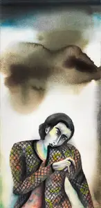 Dodiya, Anju (Artist). The Sweater, 1996 | Painting