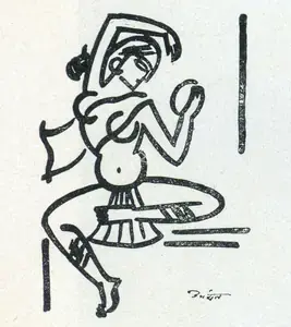 Aryan, K.C. (Artist). Untitled, n.d. | Drawing