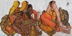 Prabha, B. (Artist). Untitled, 1965 | Painting