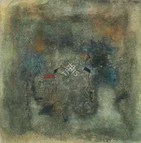 Gaitonde, V.S. (Artist). Untitled, 1953 | Drawing