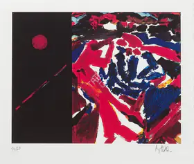 Raza, S.H. (Artist). Untitled, n.d. | Graphic Art