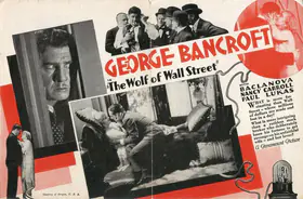 Lee, Rowland V. (Director), The Wolf Of Wall Street, 1929 | Handbill