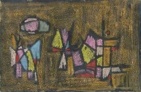 Narayan, Badri (Artist). Abstract - I, 1958 | Painting