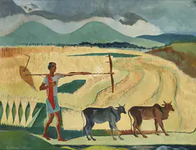 Sanyal, B.C. (Artist). Untitled, 1985 | Painting