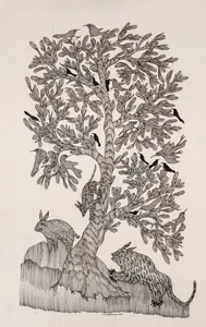 Shyam, Jangarh Singh (Artist). Untitled, 1996 | Drawing & Sketch