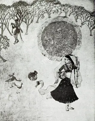 Vaghela, Gautam (Artist). Na Thahar Saki Na Ja Saki, n.d. | Painting