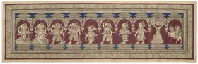 Das, Pranab Narayan (Artist). Untitled (Dashavatar, Oriya Pattachitra), n.d. | Tapestry