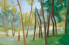 Sabavala, Jehangir (Artist). The Woods, Palni Hills I, 1994 | Painting