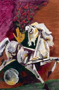 Husain, M.F. (Artist). Untitled (Horse With A Bouquet), n.d. | Painting