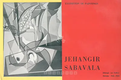 Sabavala, Jehangir (Artist). Jehangir Sabavala, 1958 | Solo Exhibition Catalogue | 00807786