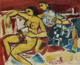 Rajavelu, S.K. (Artist). Love Letter, 1966 | Painting