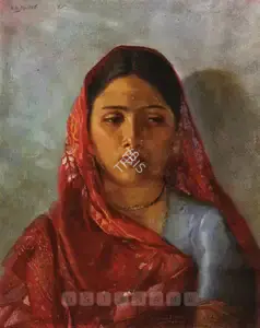 Muller, A.H. (Artist). Portrait Of A Woman, n.d. | Painting