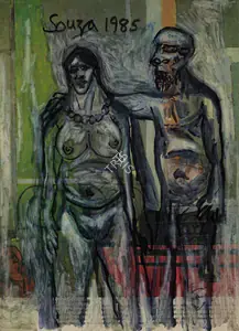 Souza, F.N. (Artist). Untitled, 1985 | Painting