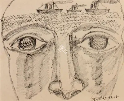 Khakhar, Bhupen (Artist). Untitled, 1984 | Drawing