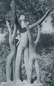 Bhagat, Dhanraj (Artist). Awakening, n.d. | Sculpture