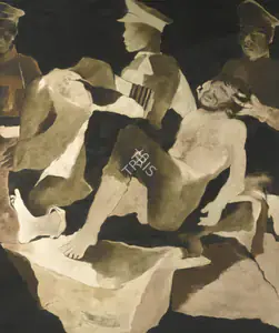 Khanna, Krishen (Artist). Che Dead - The Photograph, 1984 | Painting