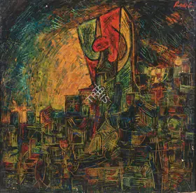Mondal, Rabin (Artist). The Killing of Patrice Lumumba, 1962 | Painting
