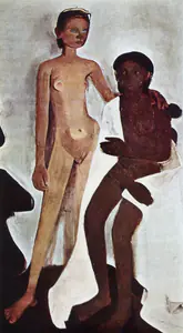 Sher-Gil, Amrita (Artist). Two Girls, 1939 | Painting