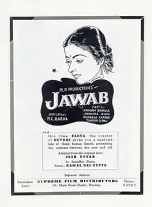 Barua, P.C. (Director), Jawab, 1942 | Advertisement