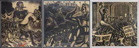 Hassan, Qamarul (Artist). Political Prisoners Series, mid 1940s | Graphic Art