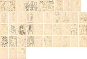 Souza, F.N. (Artist). A Sketchbook, 1961 | Drawing