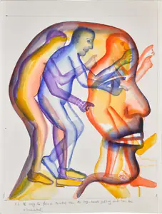 Khakhar, Bhupen (Artist). Untitled, n.d. | Painting