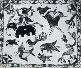 Shah, Haku (Artist). Untitled, n.d. | Painting