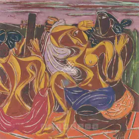 Keyt, George (Artist). Musician, 1962 | Painting