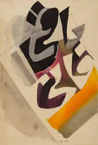 Husain, M.F. (Artist). Baqi Fani, 1978 | Painting