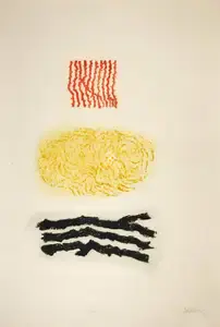 Akhlaq, Zahoor Ul (Artist). Roseless Days, 1992 | Print