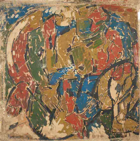 Munuswamy, L. (Artist). Couple, 1973 | Painting