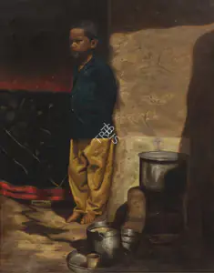 Arya, Rahul (Artist). Study of a Young Boy, 1997 | Painting